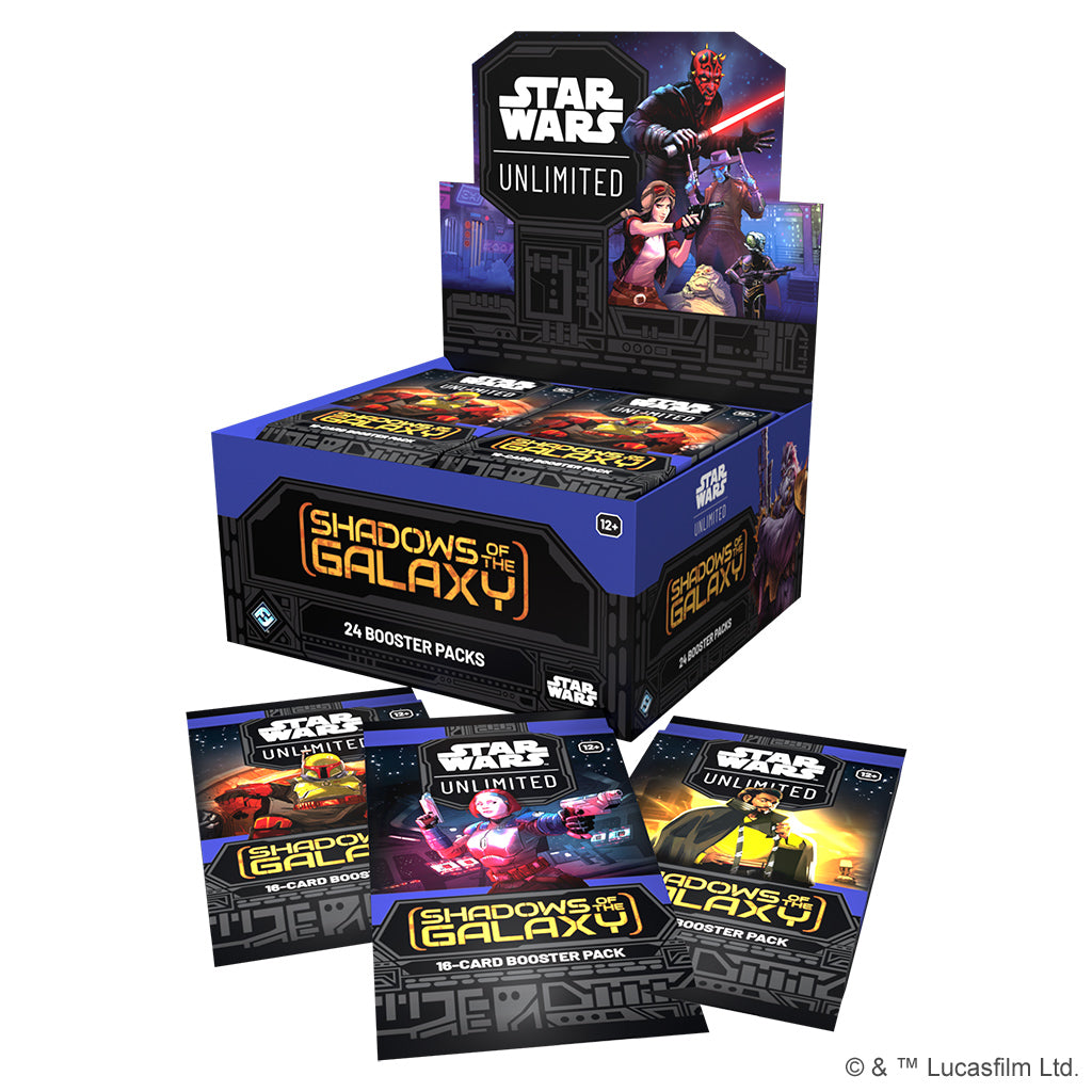 Star Wars: Unlimited - Shadows of the Galaxy Booster Display - Bards & Cards