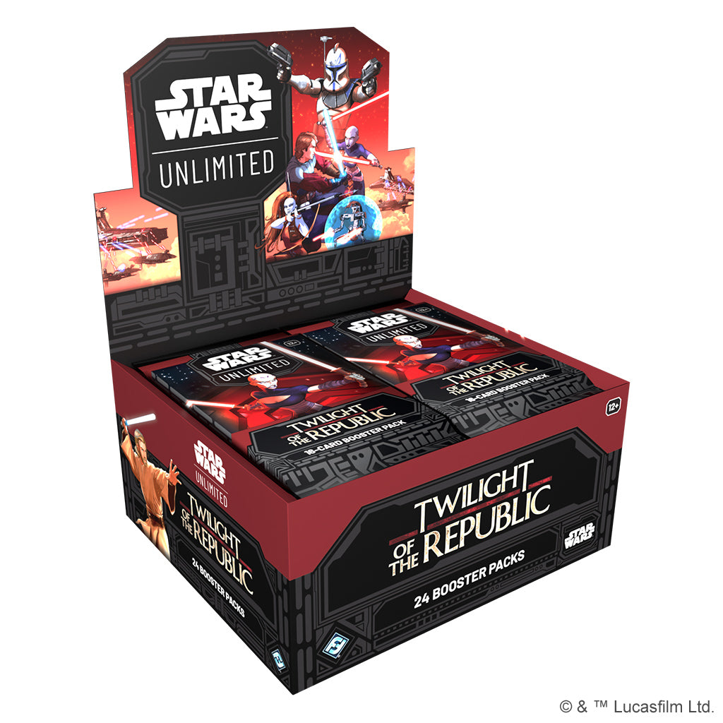 Star Wars: Unlimited - Twilight of the Republic Booster Display - Bards & Cards