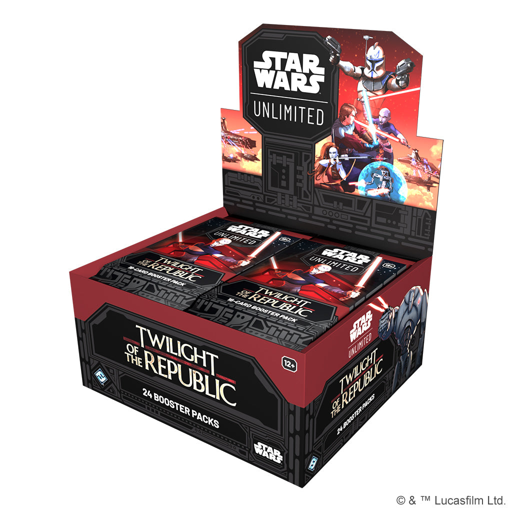 Star Wars: Unlimited - Twilight of the Republic Booster Display - Bards & Cards