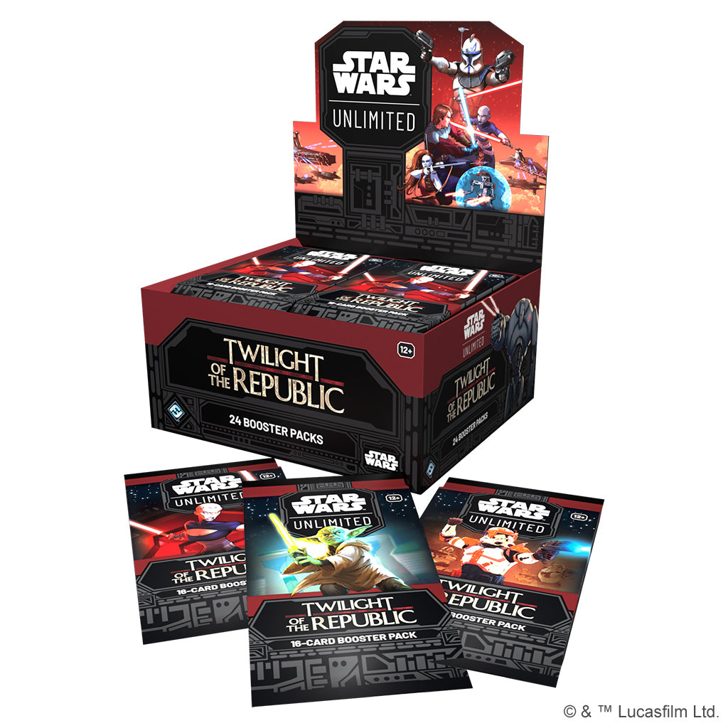 Star Wars: Unlimited - Twilight of the Republic Booster Display - Bards & Cards