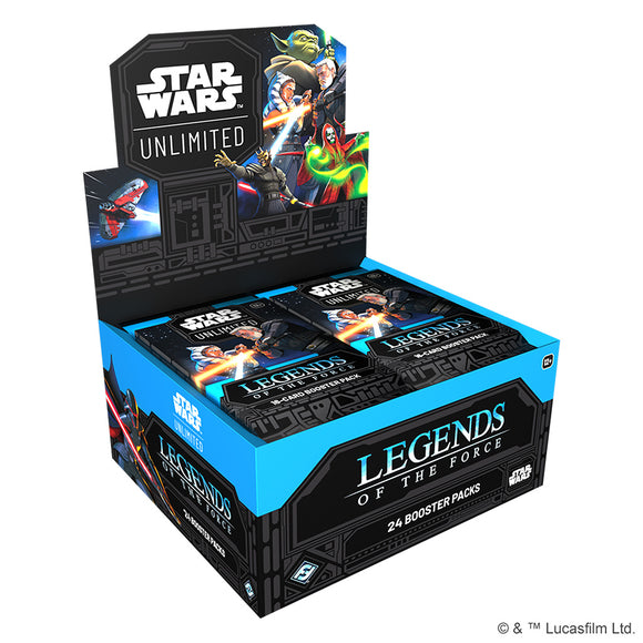Star Wars: Unlimited - Legends of the Force: Booster Display - Bards & Cards