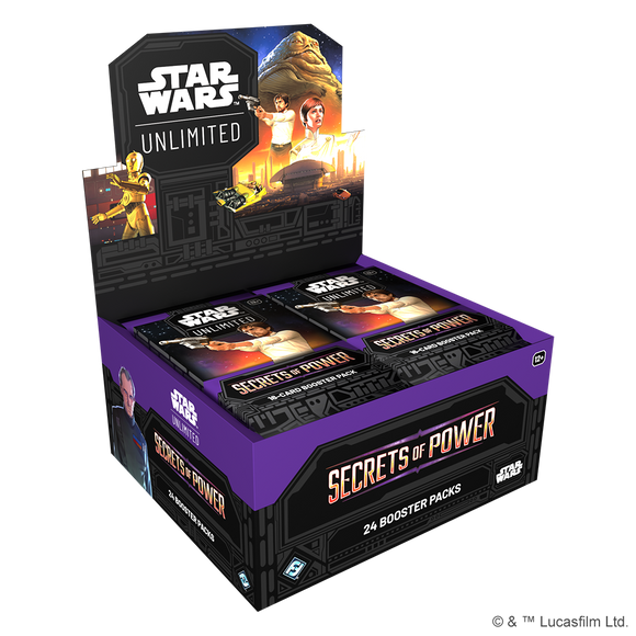 Star Wars: Unlimited - Secrets of Power: Booster Display