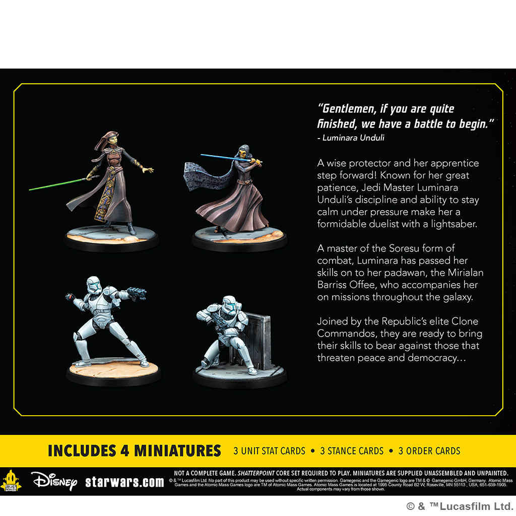Star Wars: Shatterpoint Plans and Preparations Squad Pack - Bards & Cards