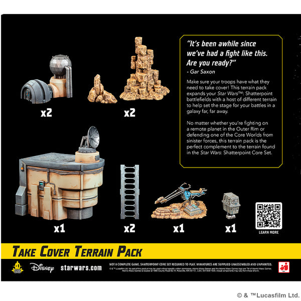 PREORDER - Star Wars: Shatterpoint Take Cover Terrain Pack - Bards & Cards