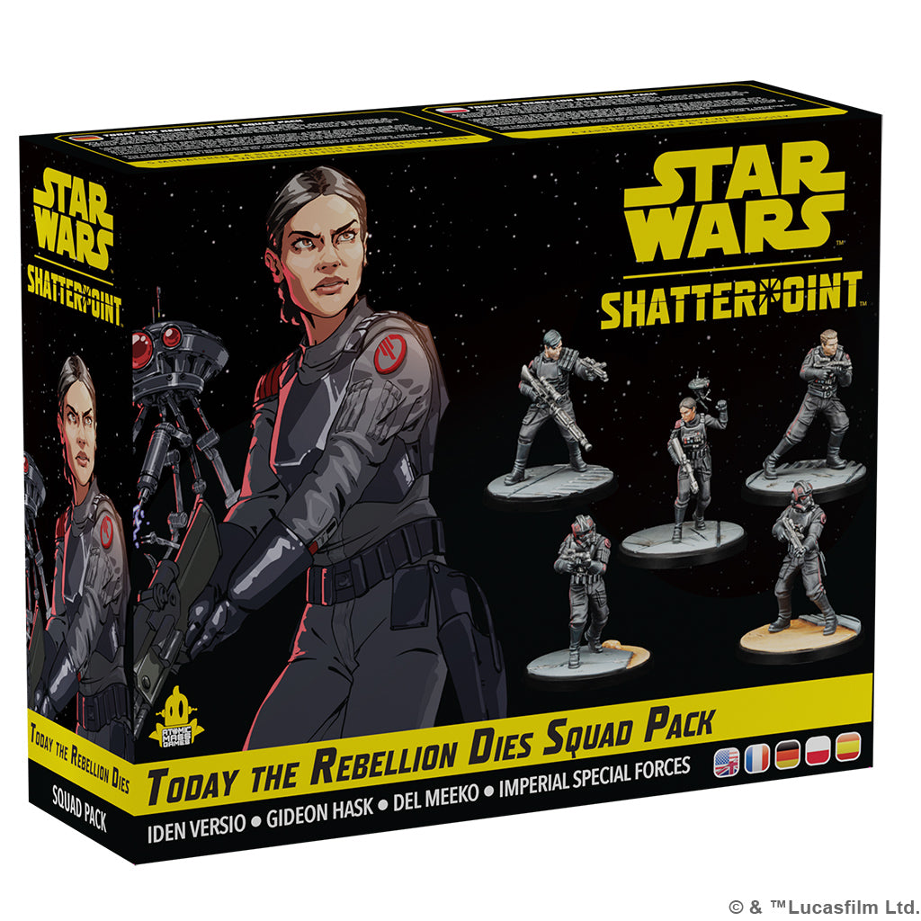 Star Wars: Shatterpoint - Today the Rebellion Dies Squad Pack - Bards & Cards