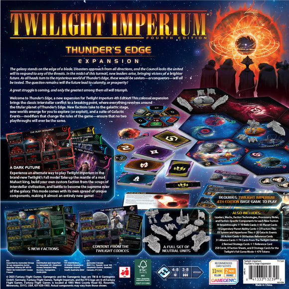 Twilight Imperium: Thunder’s Edge Expansion - Bards & Cards