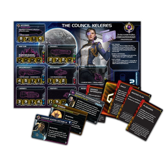 Twilight Imperium: Thunder’s Edge Expansion - Bards & Cards