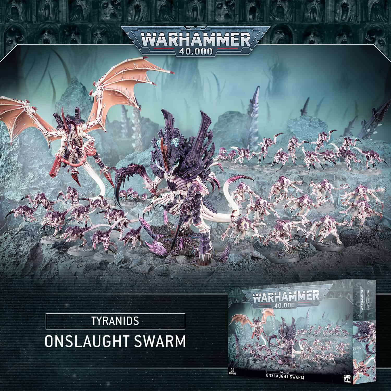 Warhammer 40k Tyranids: Onslaught Swarm - Bards & Cards