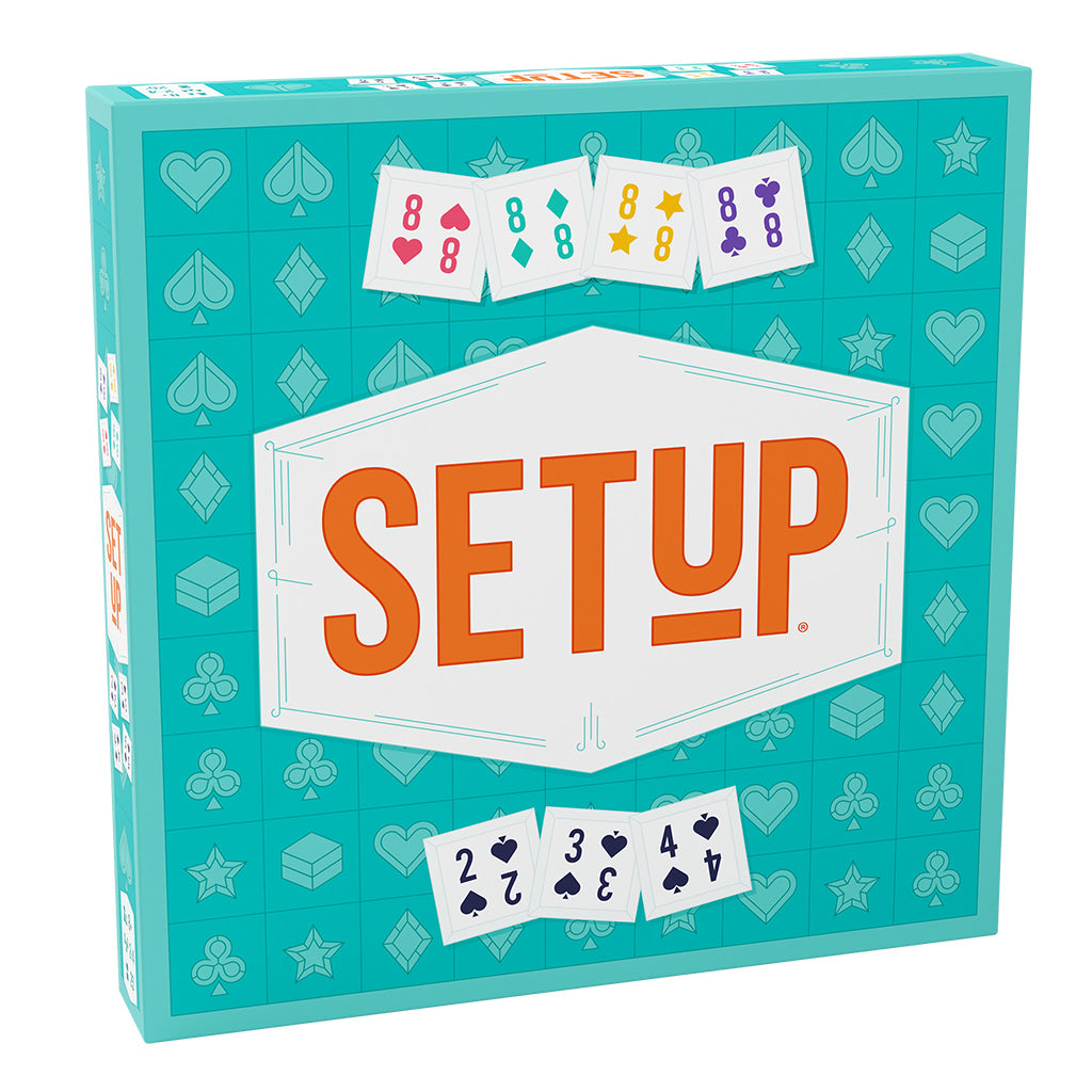 SetUp - Innovative Rummy-Genre Game with Sets in All Directions - Bards & Cards