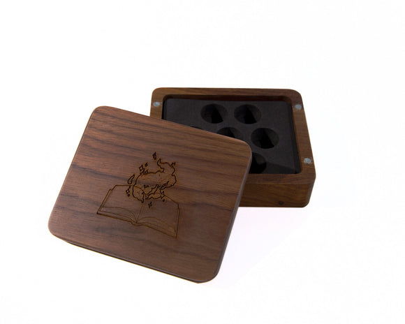 Wizard Wooden Dice Case - Bards & Cards