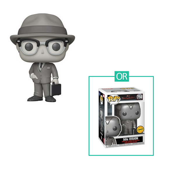 Funko POP! WandaVision - 50's Vision Black & White Vinyl Figure - Bards & Cards