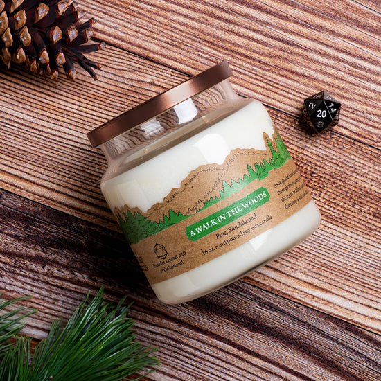 Cantrip Candles (16 oz Glass Candle) - Bards & Cards