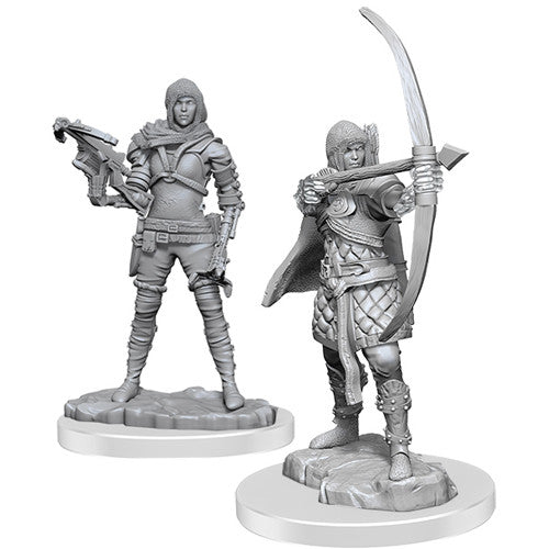 WizKids Deep Cuts Unpainted Miniatures: W20 Human Rogue - Bards & Cards