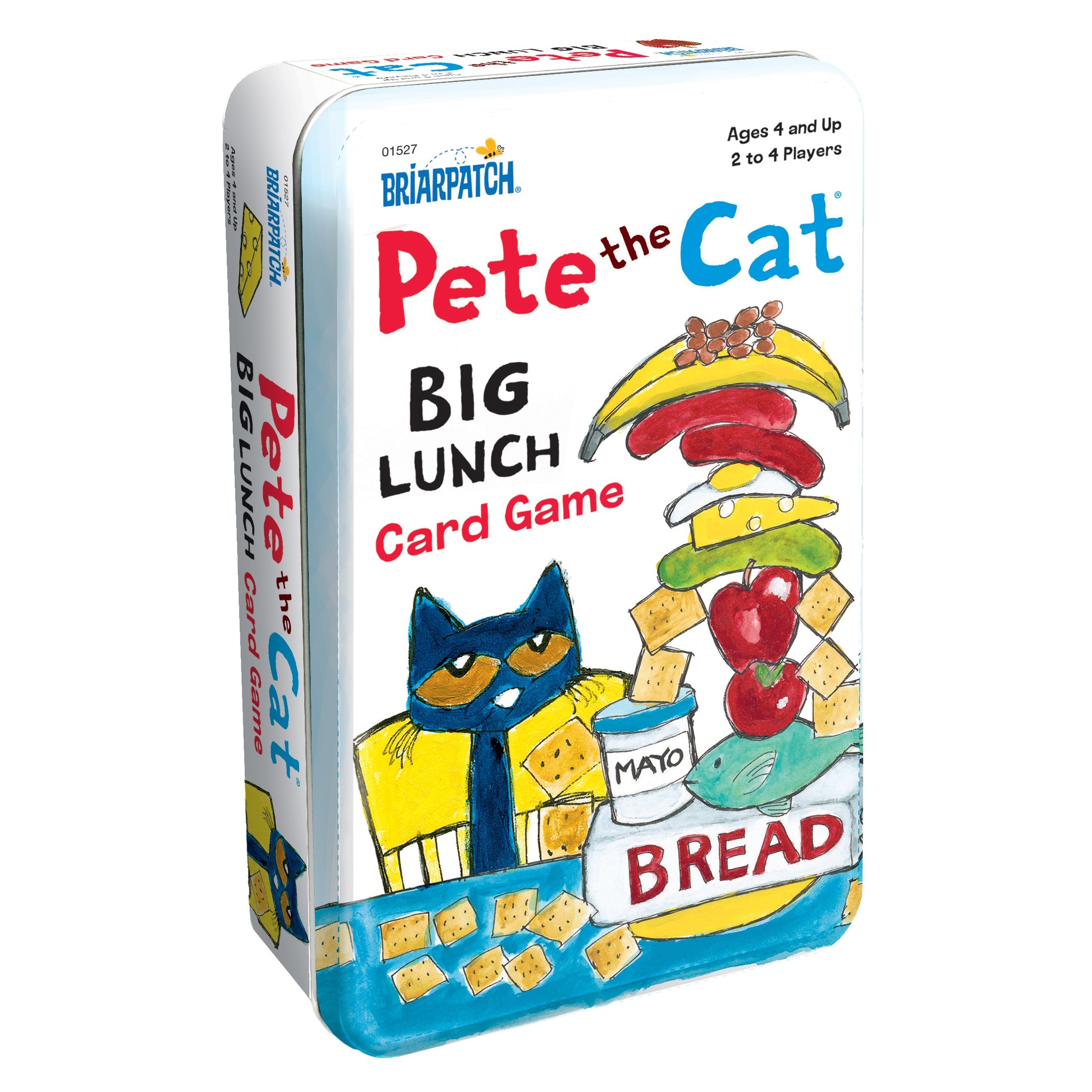 Pete the Cat Big Lunch Card Game - Briarpatch Game Tin - Bards & Cards