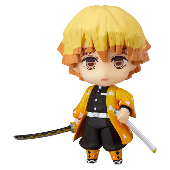 Good Smile Company: Nendoroid: Demon Slayer: Kimetsu no Yaiba - Zenitsu Agatsuma #1334 - Bards & Cards