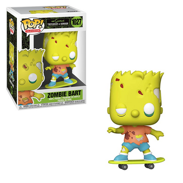 Funko POP! The Simpsons - Zombie Bart Vinyl Figure #1027 - Bards & Cards