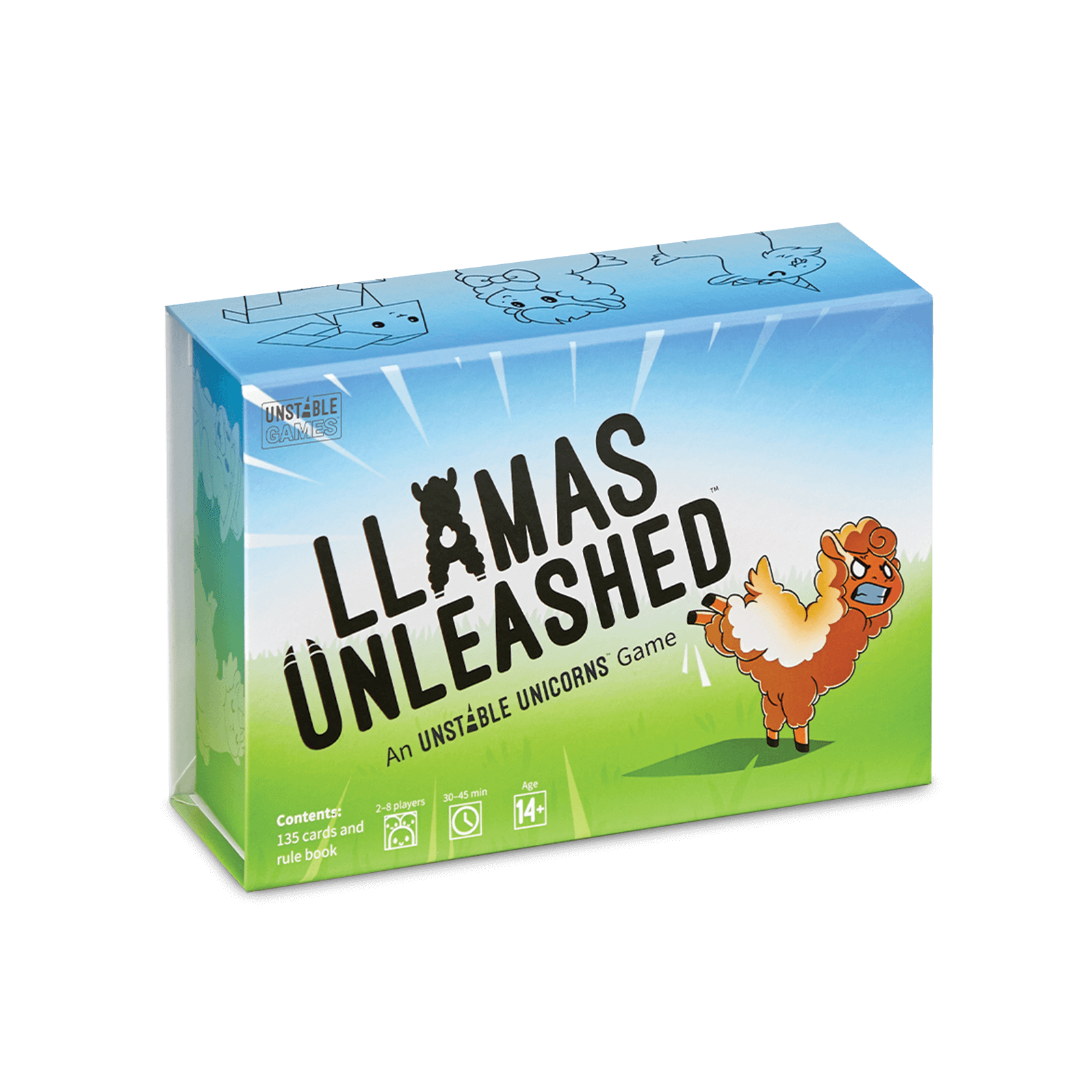 Llamas Unleashed - An Unstable Unicorns Game - Bards & Cards