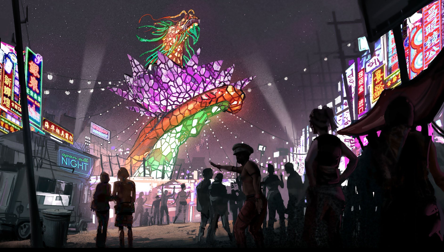 Feng Shui 2: Burning Dragon - Thousands have come to the festival, but only you can save the world! - Bards & Cards