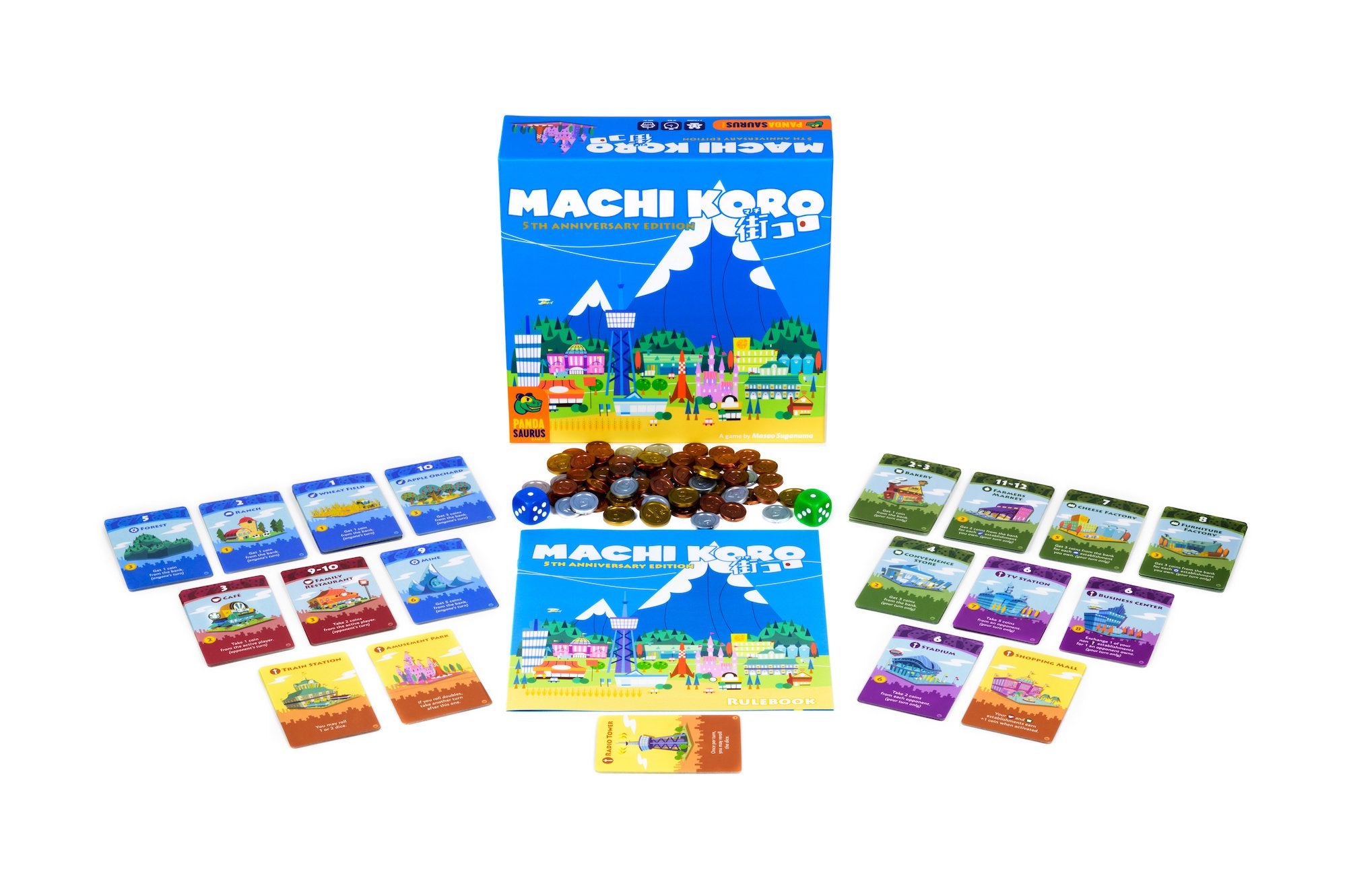 Machi Koro: 5th Anniversary Edition - Bards & Cards