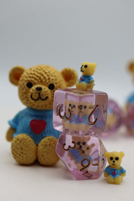 Teddy Bear RPG Dice Set - Bards & Cards