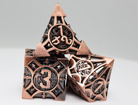Quiver of Arrows: Copper Arrow - Metal RPG Dice Set - Bards & Cards