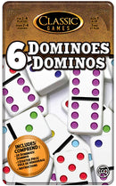 Dominoes: Double 6 (tin) - Bards & Cards