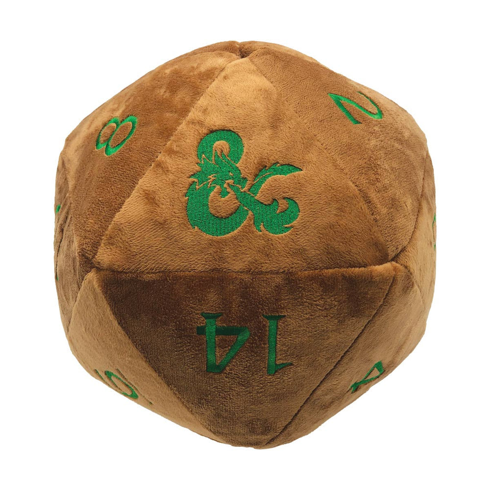 Jumbo D20 Novelty Dice Plush for Dungeons & Dragons - Bards & Cards