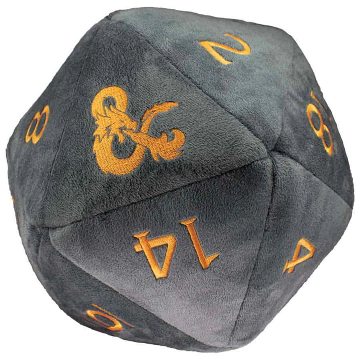Jumbo D20 Novelty Dice Plush for Dungeons & Dragons - Bards & Cards