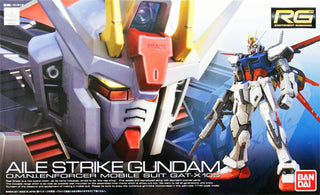 Bandai 1:144 RG #3 GAT-X105 Aile Strike Gundam Plastic Model Kit - Bards & Cards