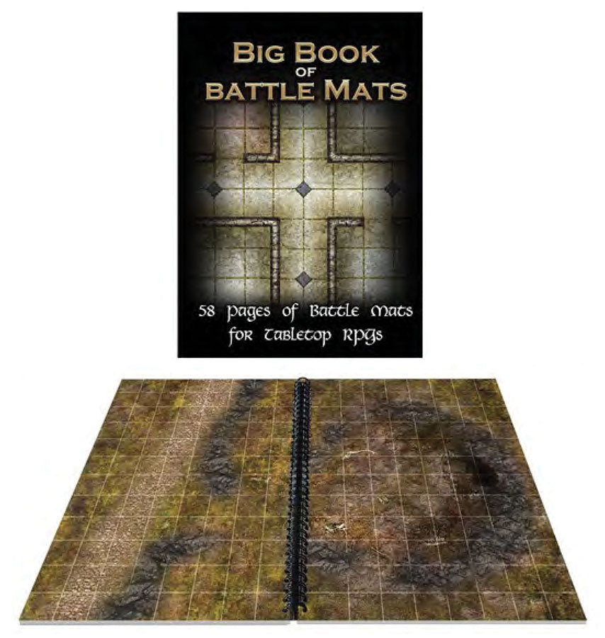 Battle Mats: Big Book of Battle Mats - Bards & Cards