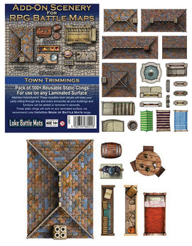 Battle Mats: Add-on Scenery for Battle Mats - Trimmings - Bards & Cards