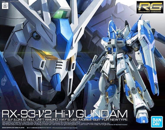Bandai RG 1/144 - #36 Hi-Nu Gundam [Char's Counterattack Beltorchika Children] - Bards & Cards
