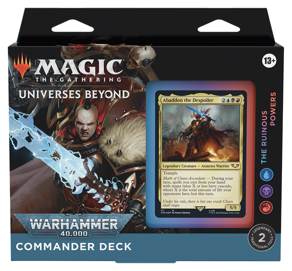 Warhammer 40,000 - Commander Deck (The Ruinous Powers) - Bards & Cards