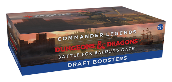 Commander Legends: Battle for Baldur's Gate - Draft Booster Display - Bards & Cards