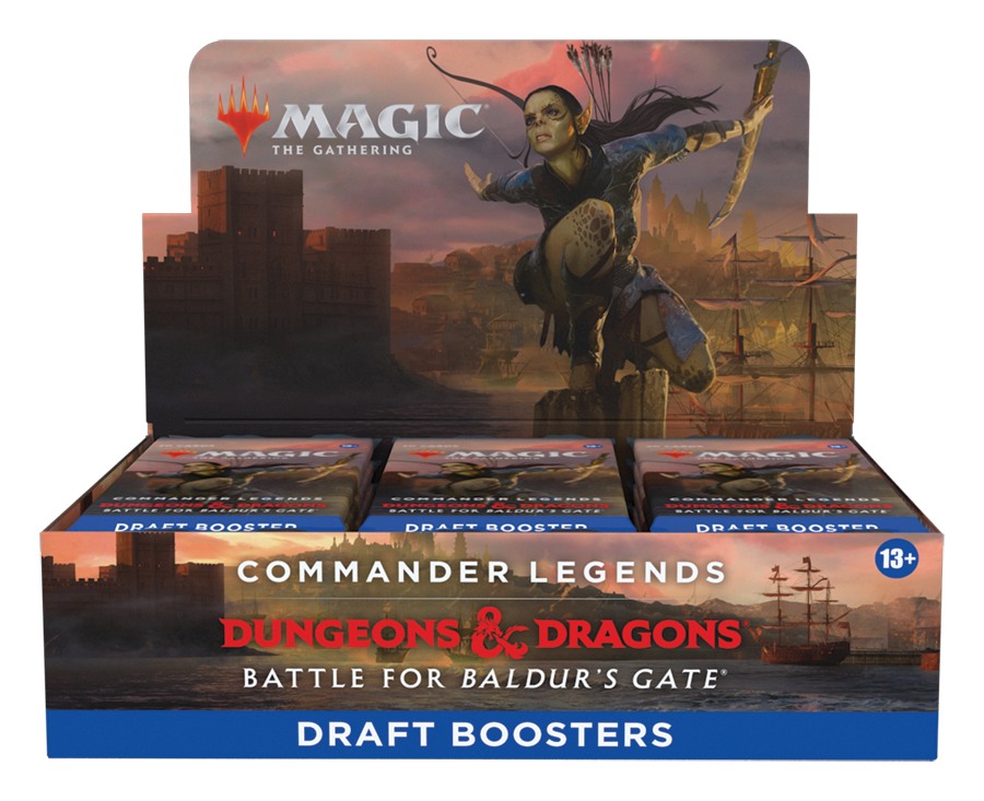 Commander Legends: Battle for Baldur's Gate - Draft Booster Display - Bards & Cards