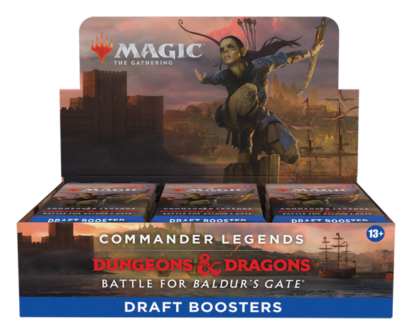 Commander Legends: Battle for Baldur's Gate - Draft Booster Display - Bards & Cards