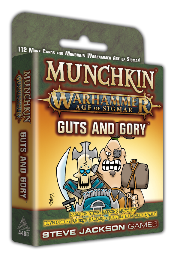 Munchkin: Warhammer Age of Sigmar - Guts and Gory Expansion - Bards & Cards