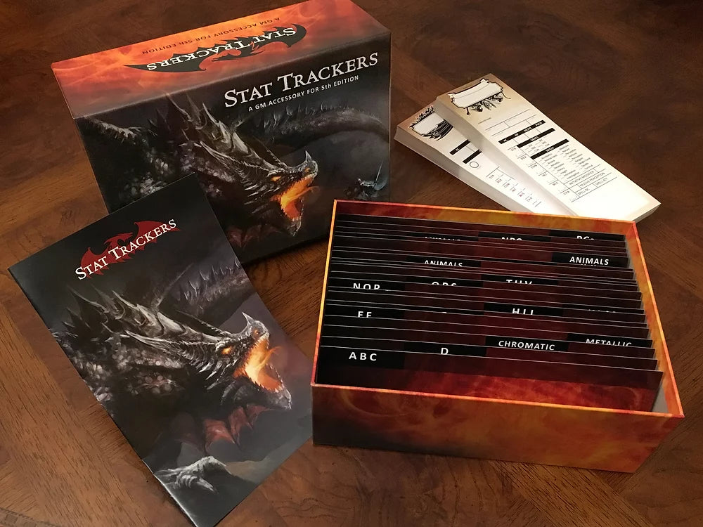 Stat Trackers Core Set for D&D 5th Edition - Bards & Cards