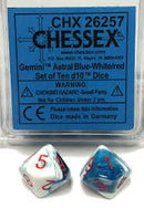 Chessex d10 Set of 10 Dice - Bards & Cards