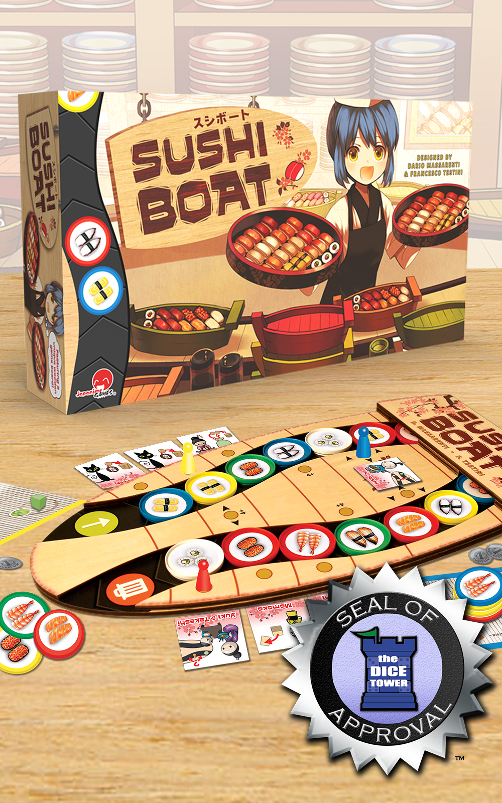 Sushi Boat - Japanime Games - Bards & Cards