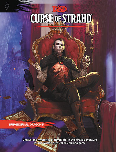 Dungeons & Dragons RPG: Curse of Strahd Hard Cover - Bards & Cards