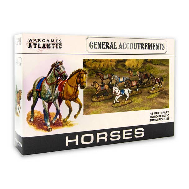 Wargames Atlantic - General Accoutrements: Horses - Bards & Cards