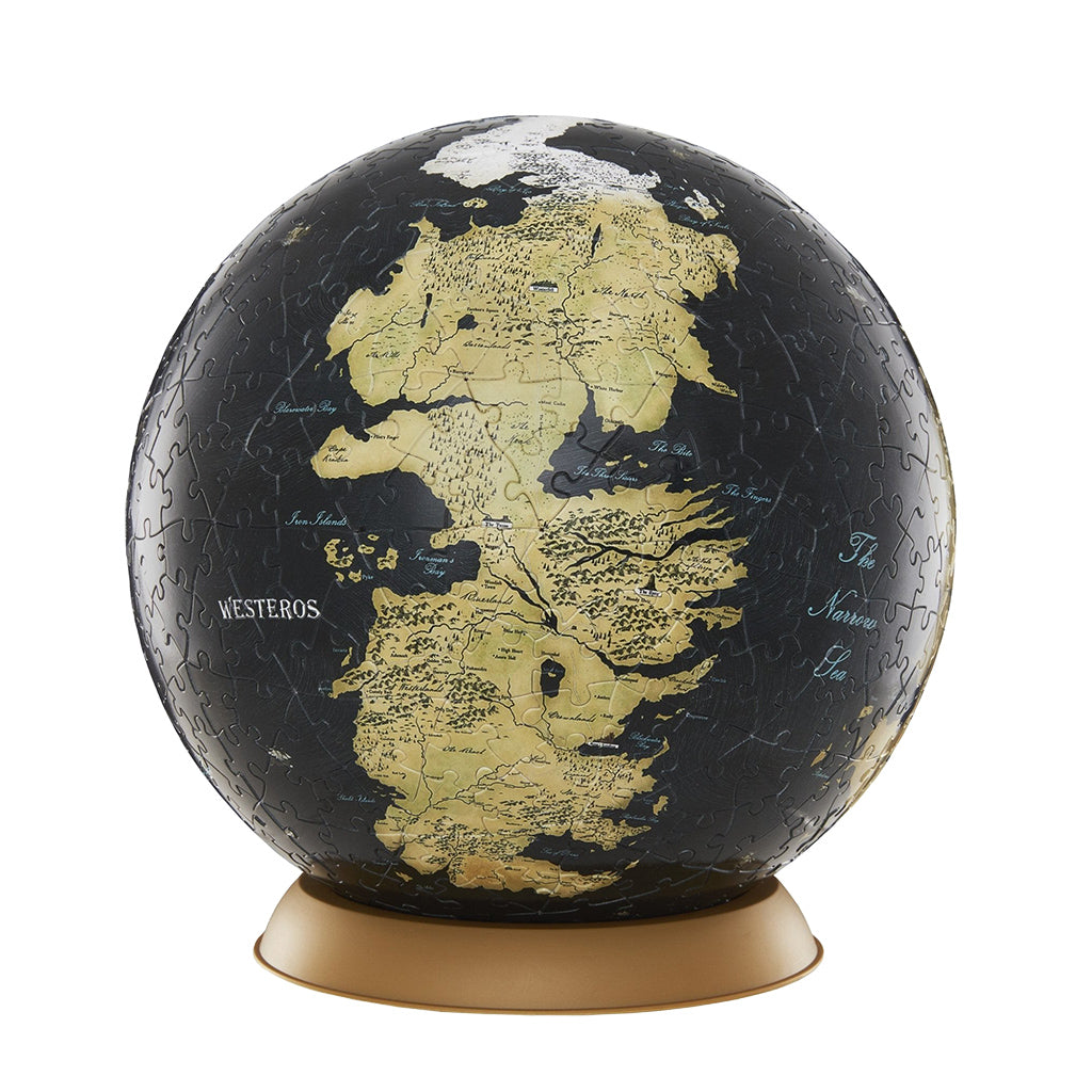 4D Paper Model Kit: Game of Thrones 9" Globe - Bards & Cards