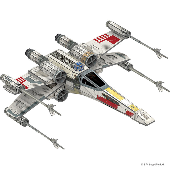 4D Paper Model Kit: Star Wars T-65B X-Wing Star Fighter - Bards & Cards