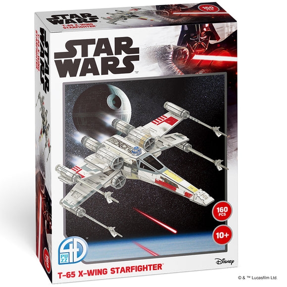 4D Paper Model Kit: Star Wars T-65B X-Wing Star Fighter - Bards & Cards