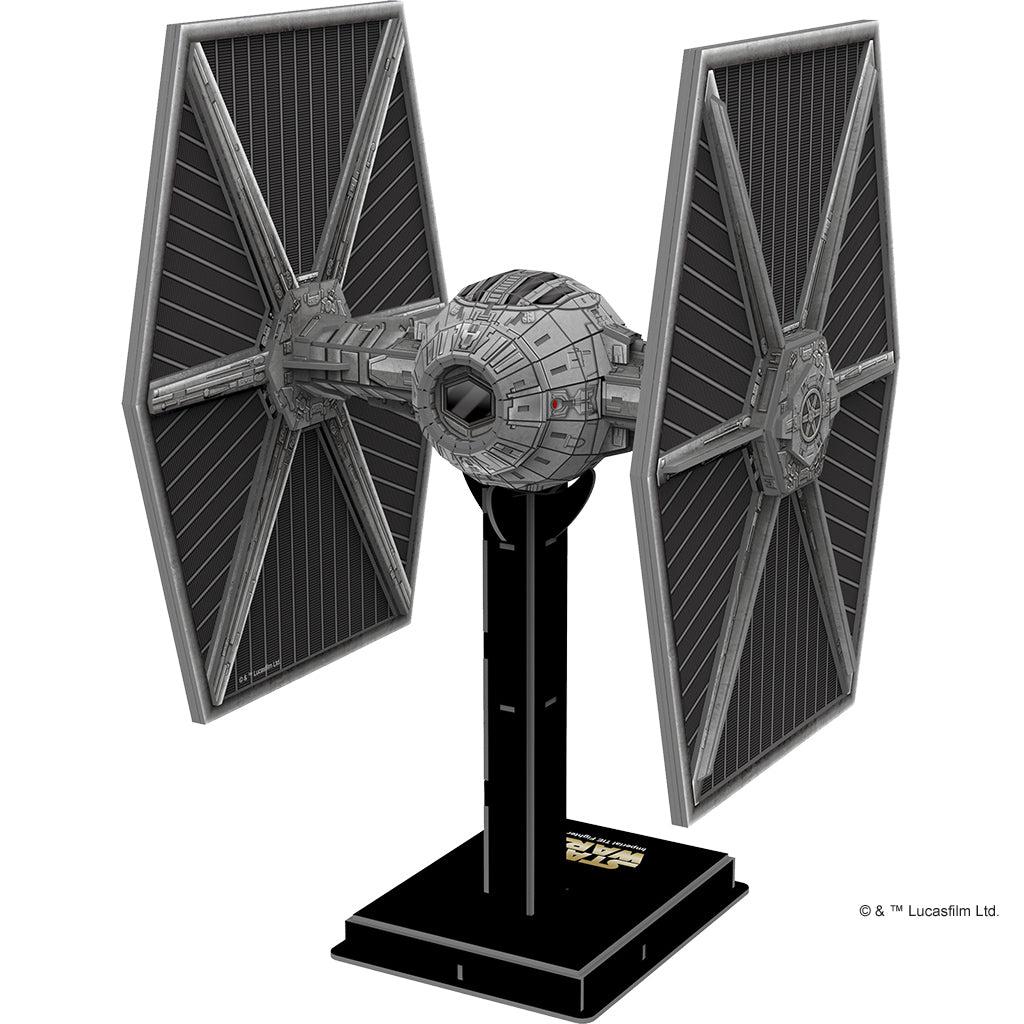 4D Paper Model Kit: Star Wars TIE Fighter TIE/LN - Bards & Cards