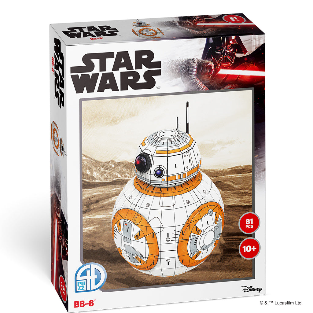 4D Paper Model Kit: Star Wars BB8 - Bards & Cards