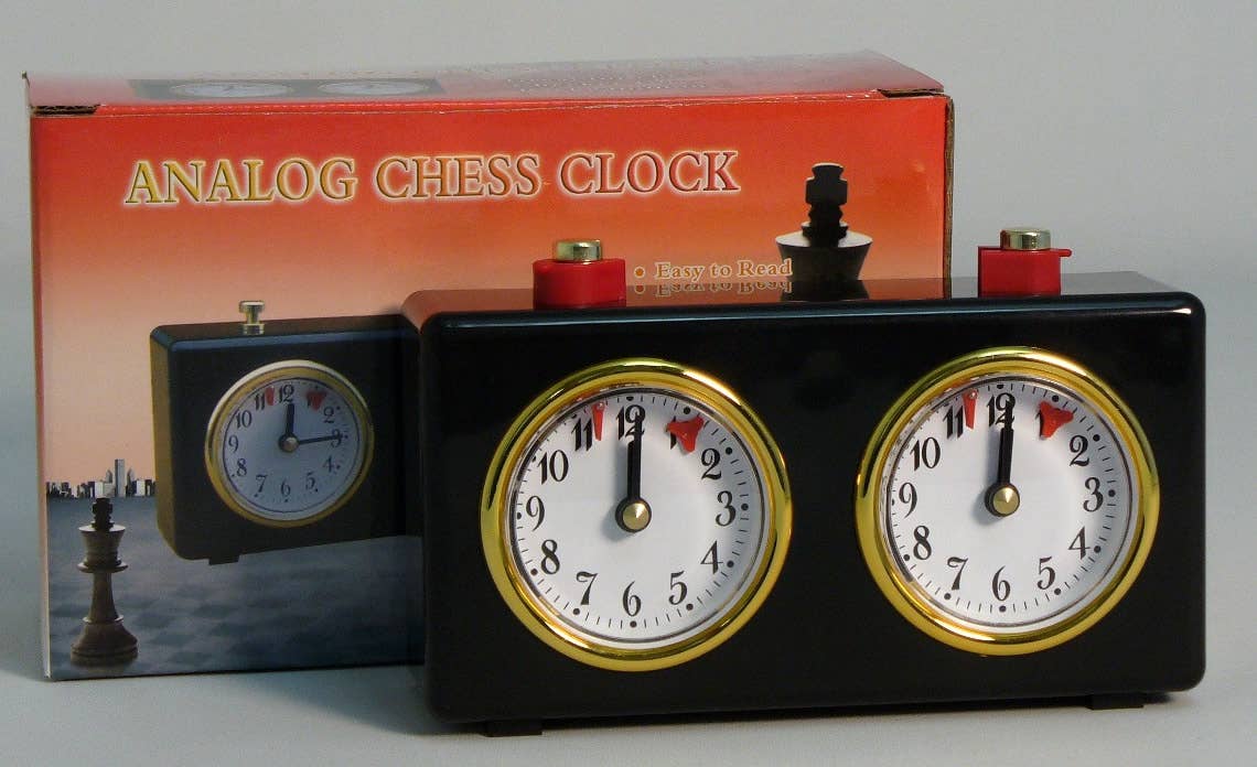 Chess Clock - Analog Chess Clock - Bards & Cards