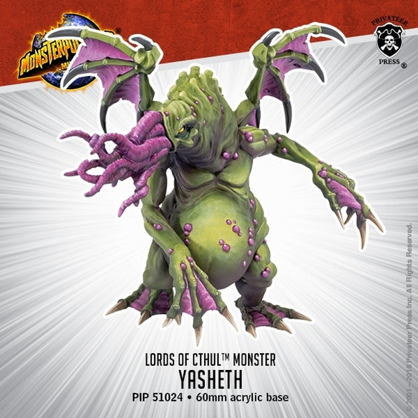 Monsterpocalypse - Lords of Cthul Monster: Yasheth - Bards & Cards
