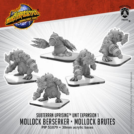 Monsterpocalypse - Subterran Units: Mollock Brutes and Mollock Berserker - Bards & Cards